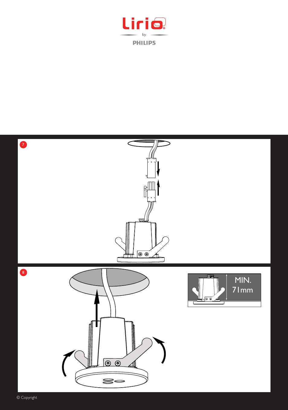 Liris | Philips Lirio Foco empotrable User Manual | Page 3 / 4