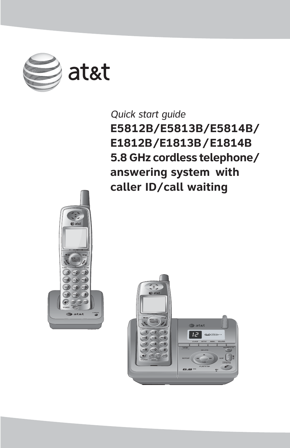 AT&T E5812B User Manual | 6 pages