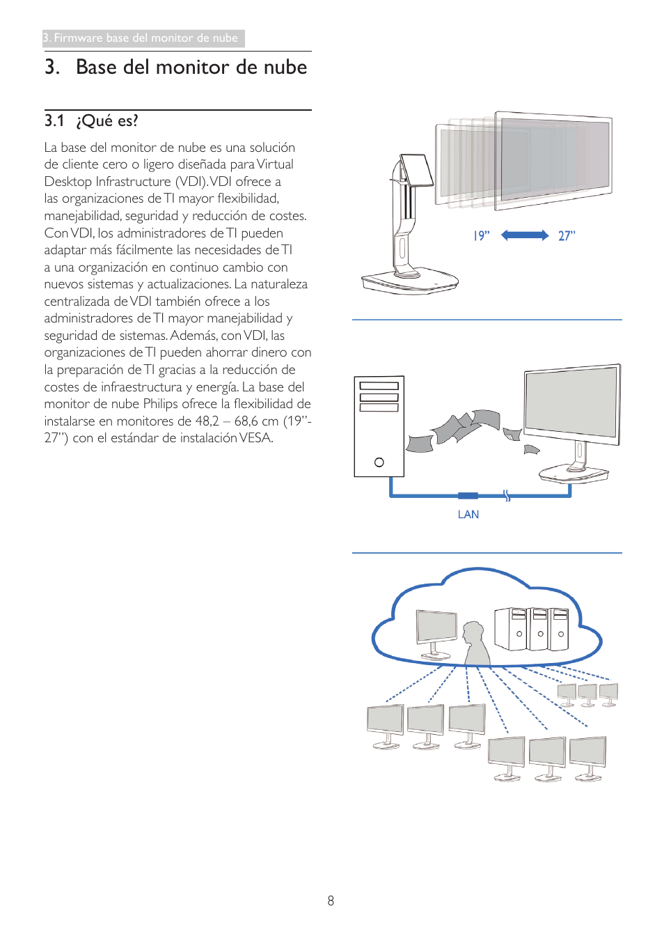 Base del monitor de nube, 1 ¿qué es | Philips Base de monitor Cloud User Manual | Page 10 / 25