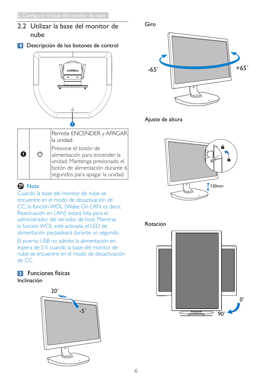 2 utilizar la base del monitor de nube, 2 utilizar la base del monitor de, Nube | Philips Base de monitor Cloud User Manual | Page 8 / 25