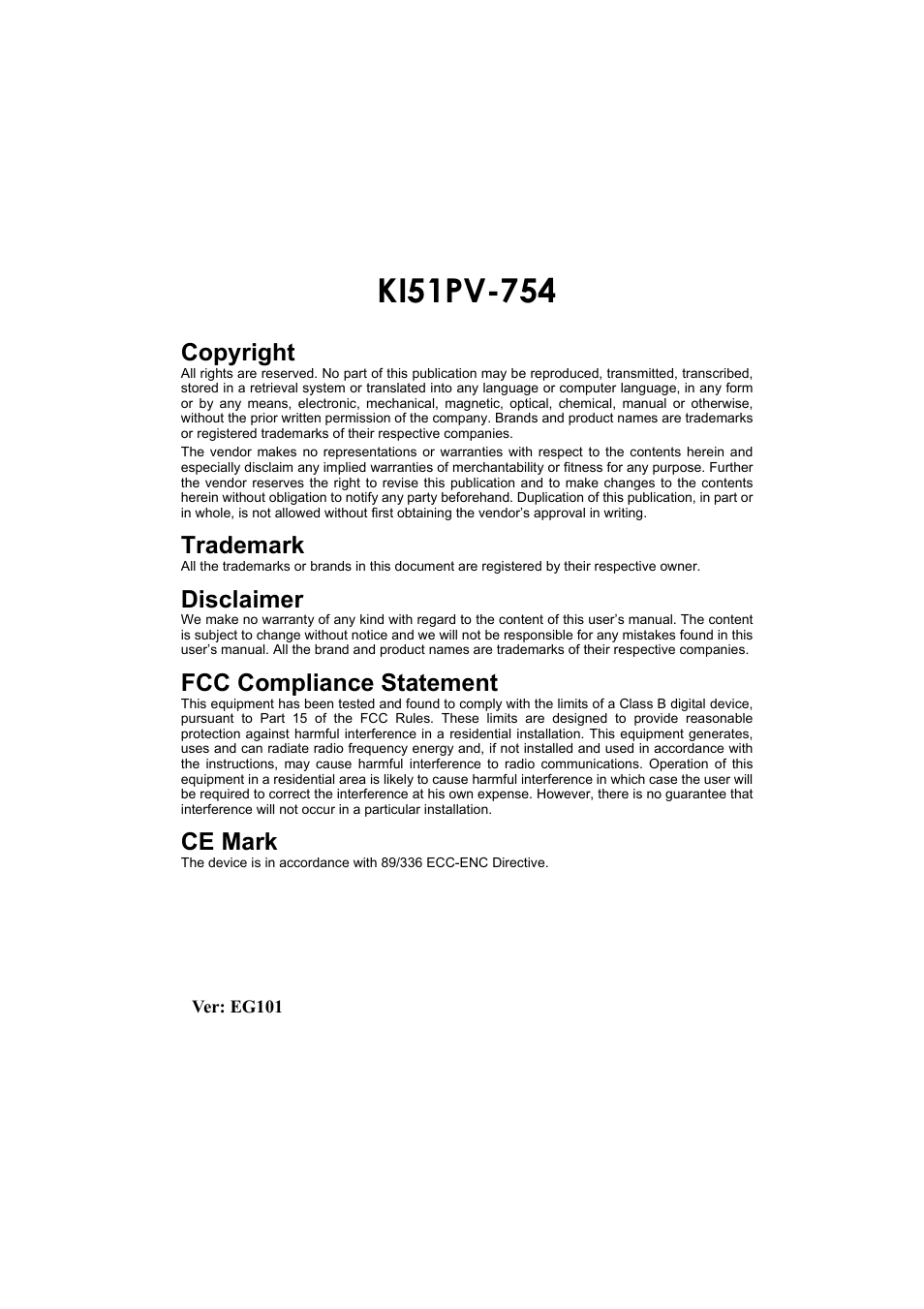 Albatron Technology KI51PV-754 User Manual | 58 pages