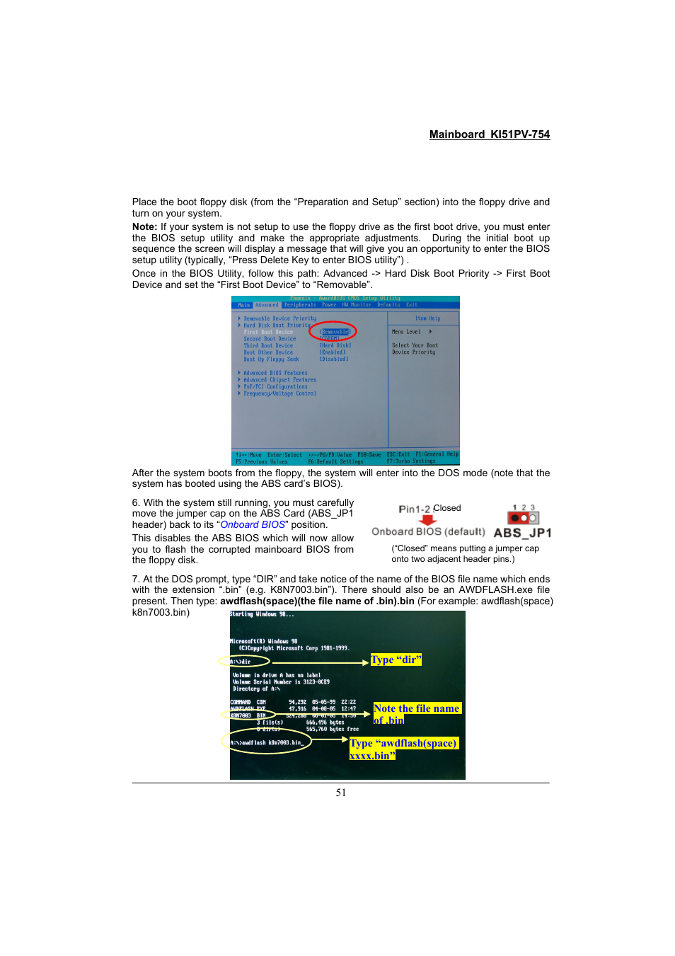 Albatron Technology KI51PV-754 User Manual | Page 55 / 58