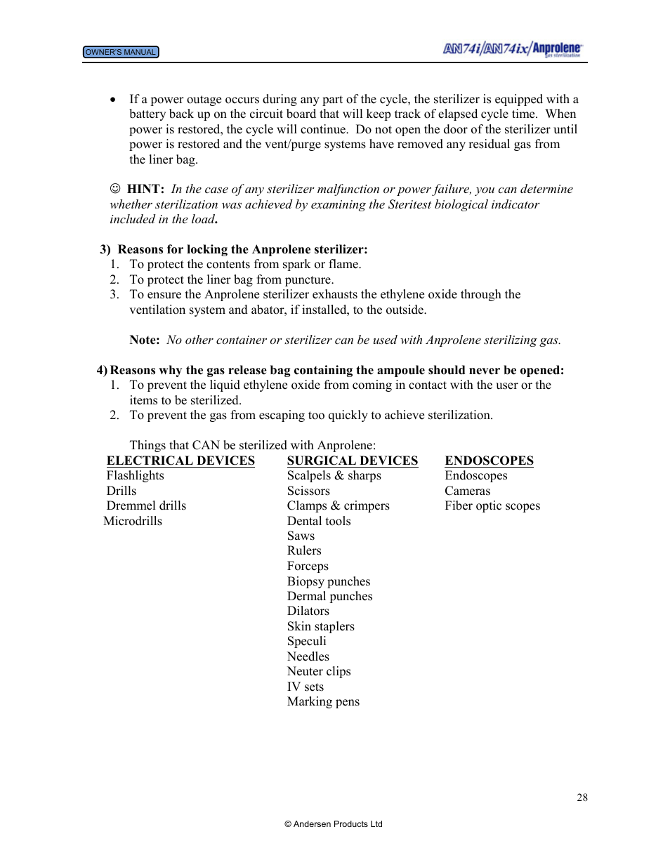 Andersen Windows & Doors AN74I User Manual | Page 28 / 85