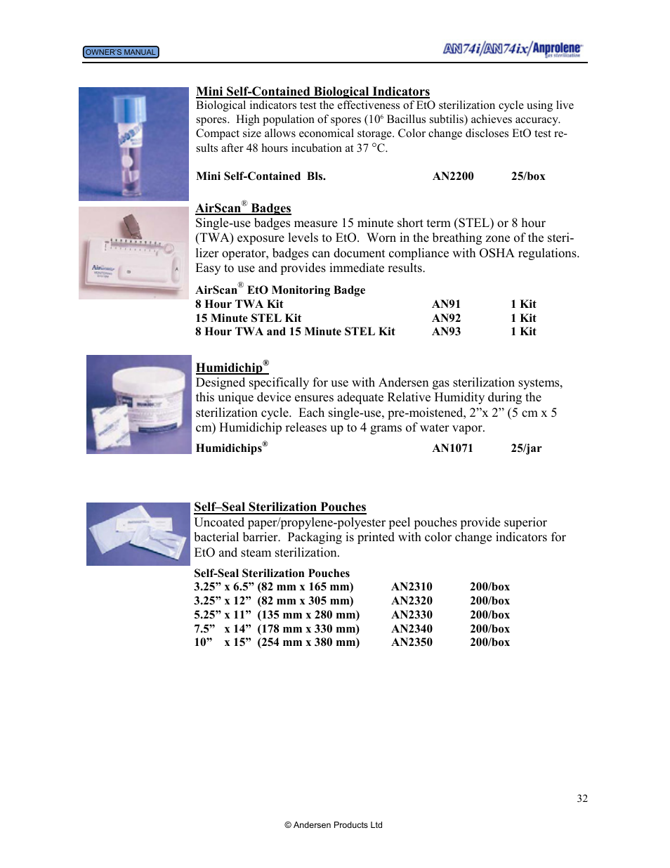Andersen Windows & Doors AN74I User Manual | Page 32 / 85