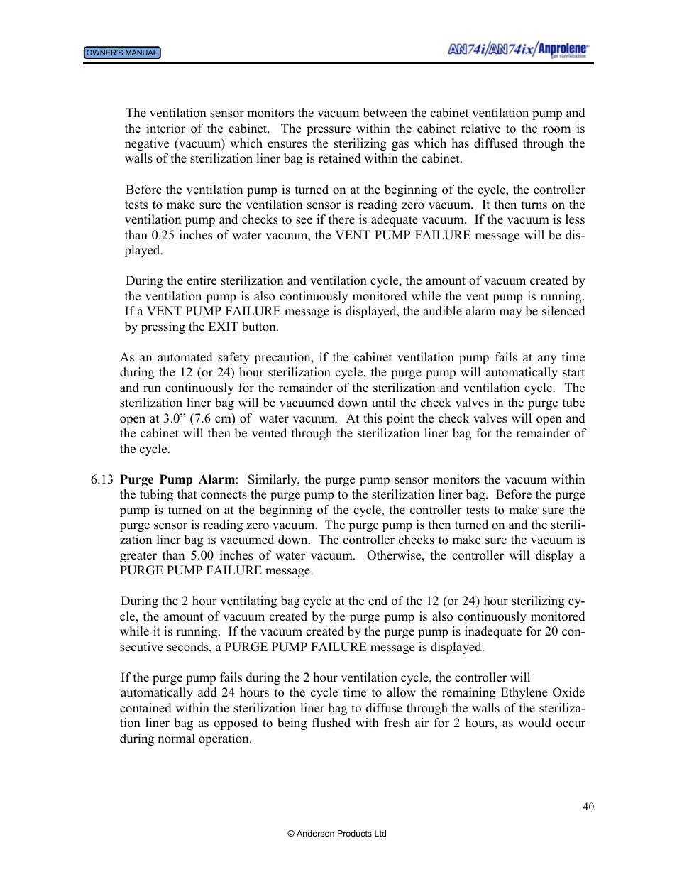 Andersen Windows & Doors AN74I User Manual | Page 40 / 85