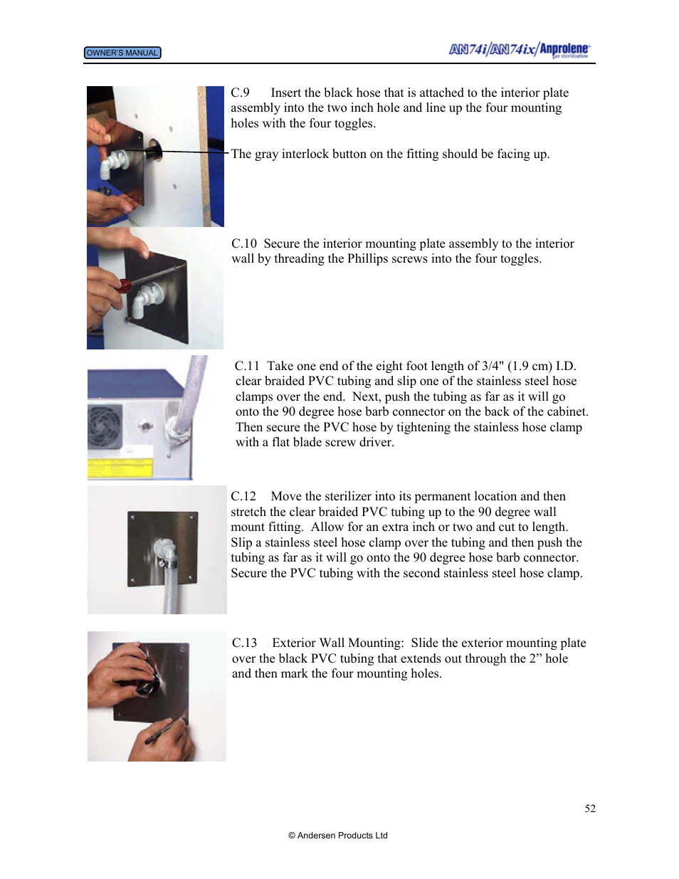 Andersen Windows & Doors AN74I User Manual | Page 52 / 85