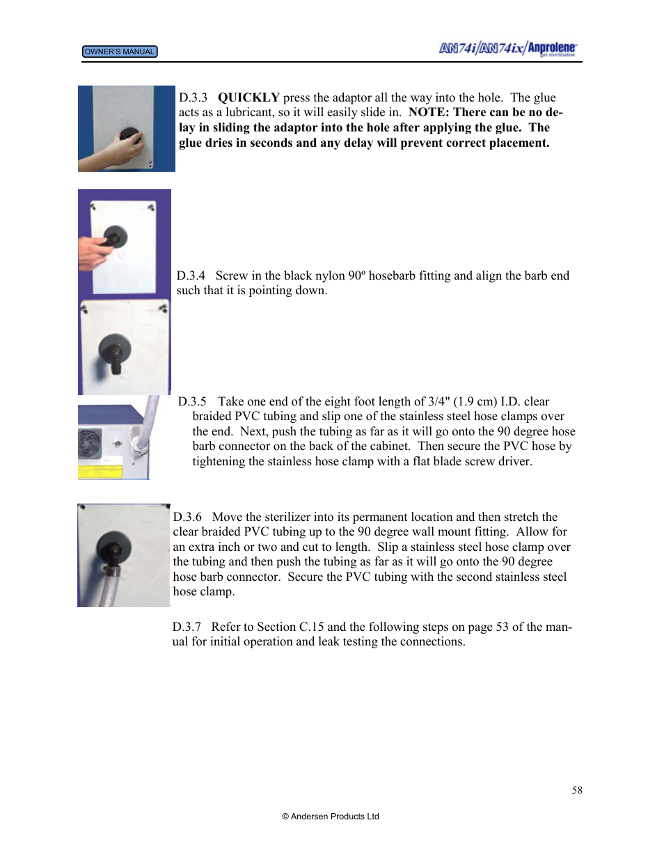 Andersen Windows & Doors AN74I User Manual | Page 58 / 85