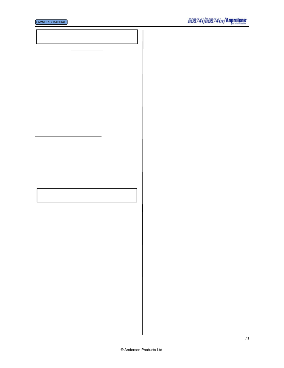 Andersen Windows & Doors AN74I User Manual | Page 73 / 85
