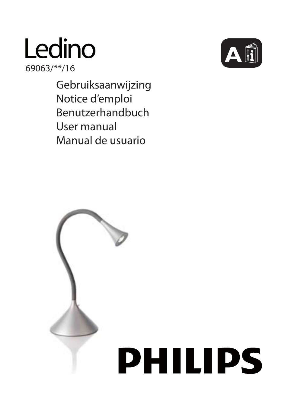 Philips myHomeOffice Lámpara de mesa User Manual | 21 pages