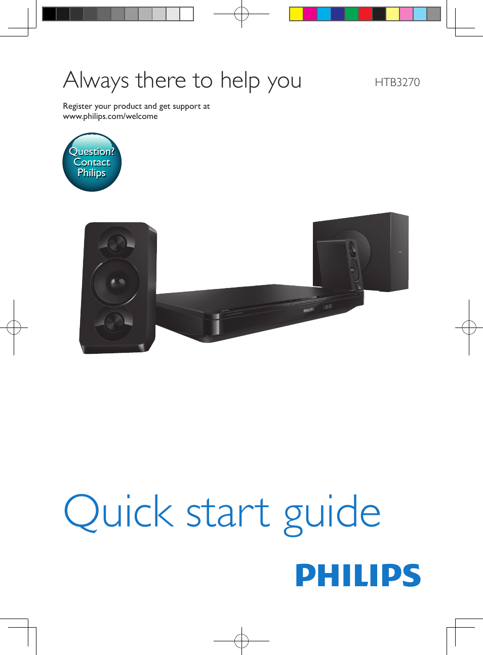 Philips Sistemas de cine en casa 2.1 User Manual | 12 pages