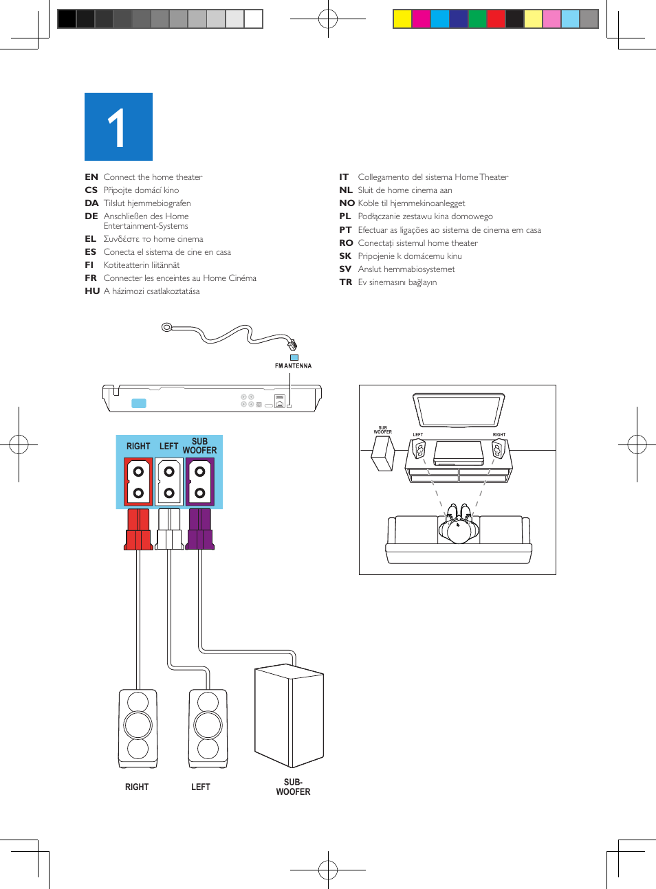 Philips Sistemas de cine en casa 2.1 User Manual | Page 3 / 12