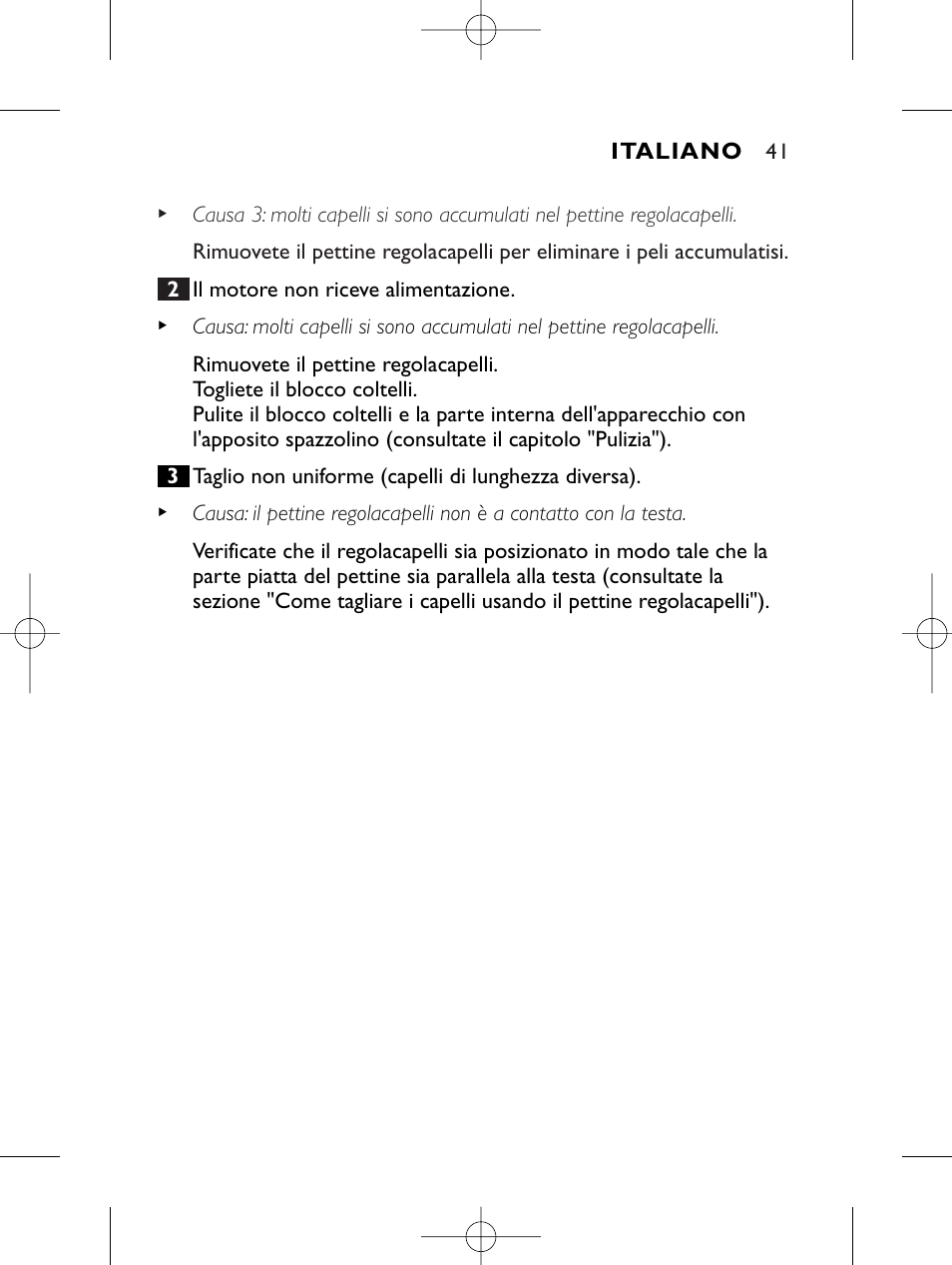 Philips HAIRCLIPPER Series 1000 Cortapelos User Manual | Page 41 / 86