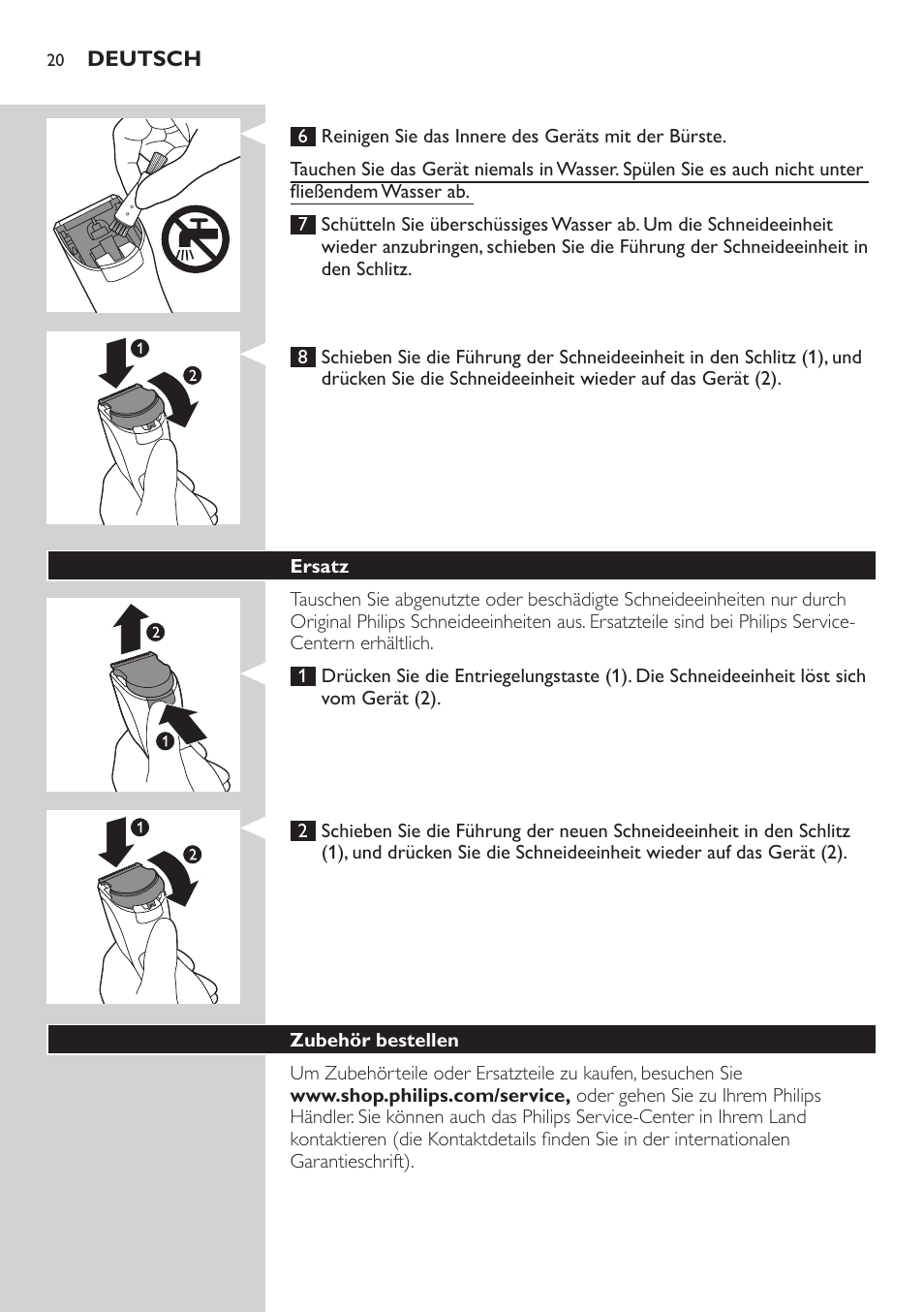 Philips HAIRCLIPPER Series 3000 cortapelos User Manual | Page 20 / 78