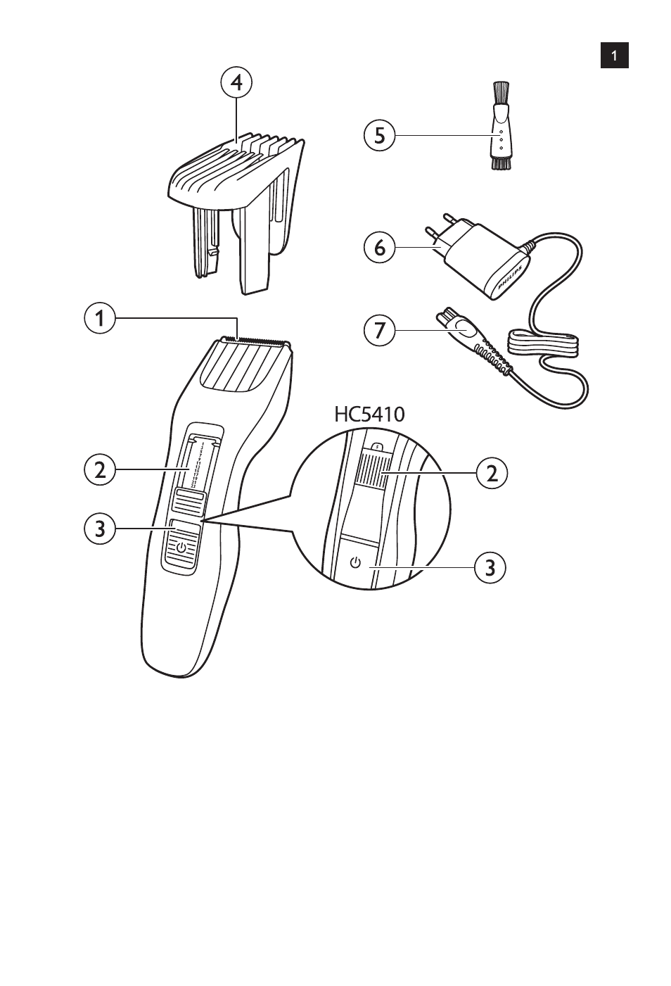 Philips HAIRCLIPPER Series 3000 cortapelos User Manual | Page 3 / 78