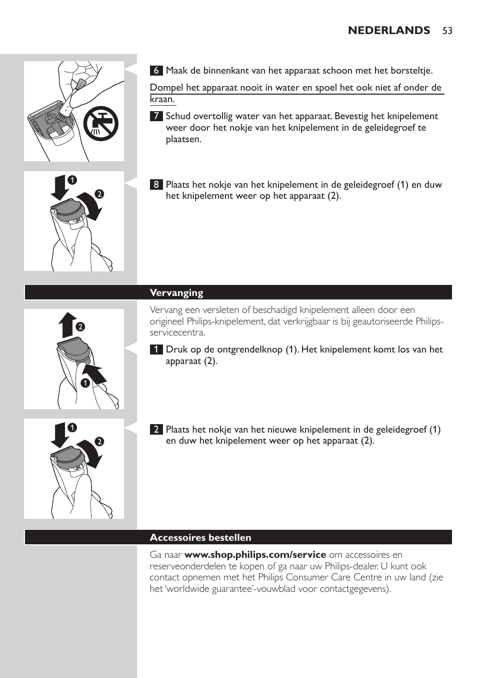 Philips HAIRCLIPPER Series 3000 cortapelos User Manual | Page 53 / 78