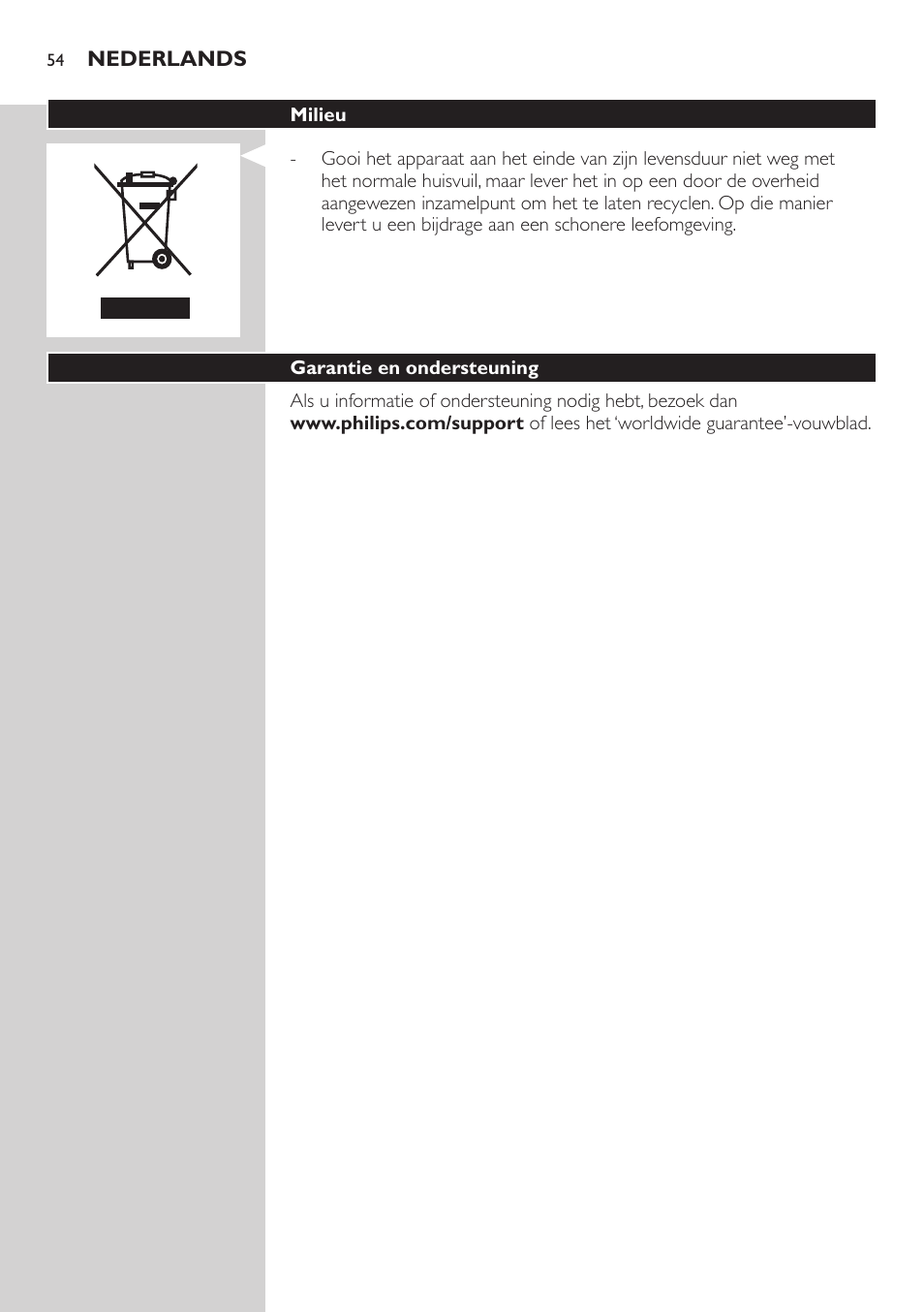 Philips HAIRCLIPPER Series 3000 cortapelos User Manual | Page 54 / 78