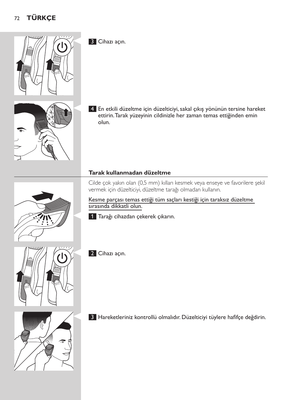 Philips HAIRCLIPPER Series 3000 cortapelos User Manual | Page 72 / 78