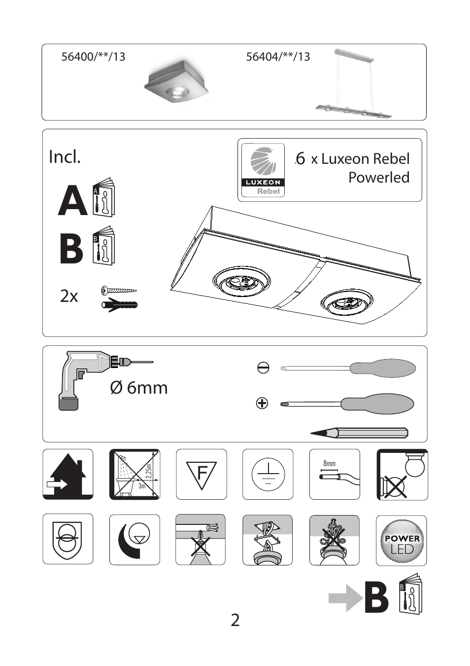 Philips InStyle Plafón User Manual | Page 2 / 4