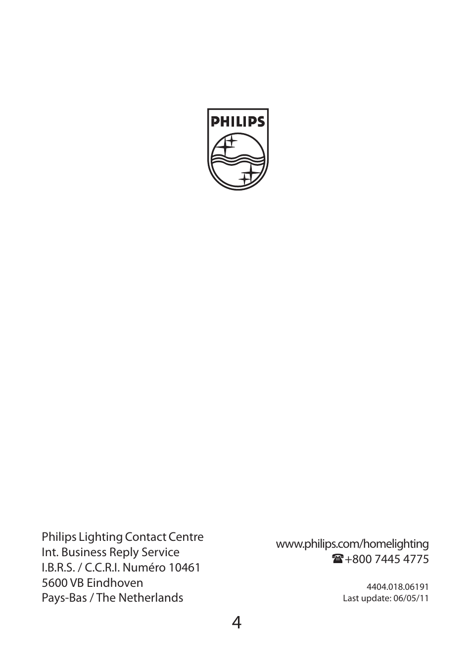 Philips InStyle Plafón User Manual | Page 4 / 4
