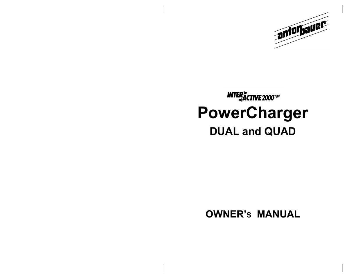 Anton/Bauer DUAL 2702 User Manual | 15 pages