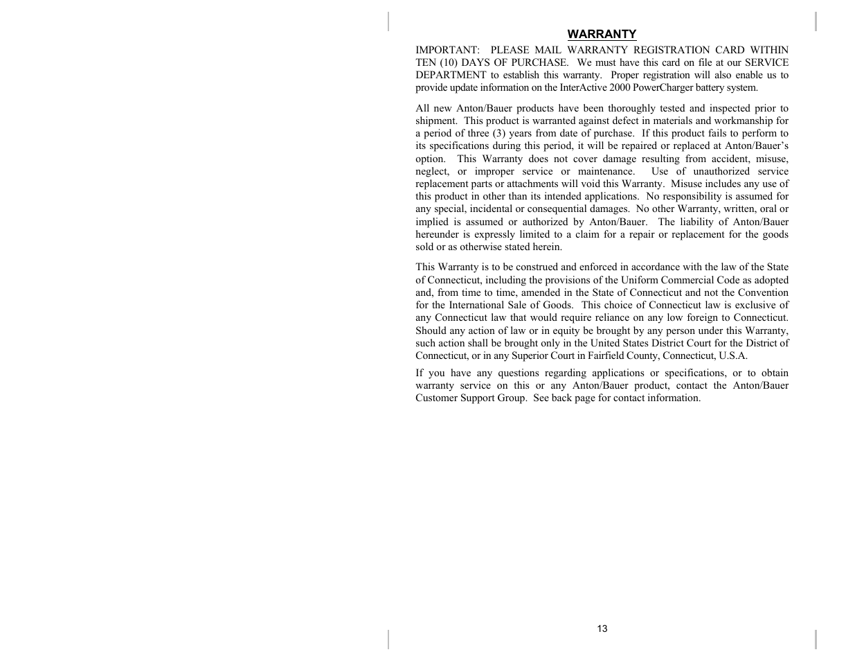 Anton/Bauer DUAL 2702 User Manual | Page 15 / 15