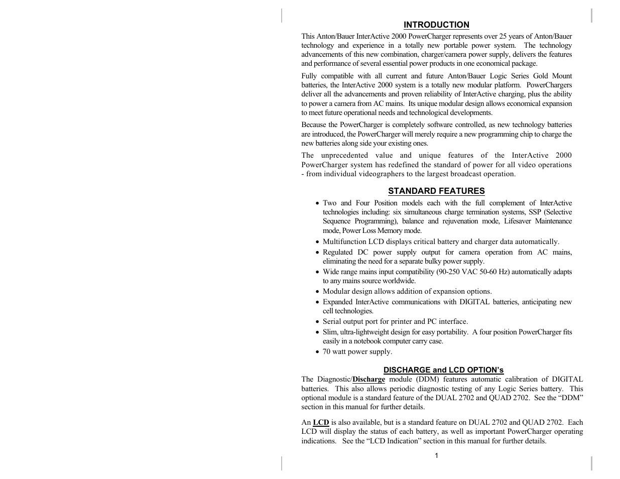 Anton/Bauer DUAL 2702 User Manual | Page 3 / 15