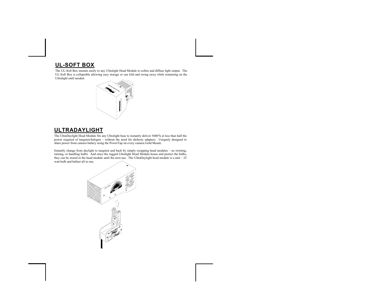 Anton/Bauer ULTRALIGHT 2 UL-2 User Manual | Page 8 / 12
