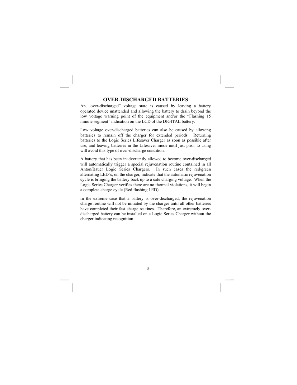 Anton/Bauer LOGIC Series User Manual | Page 12 / 23