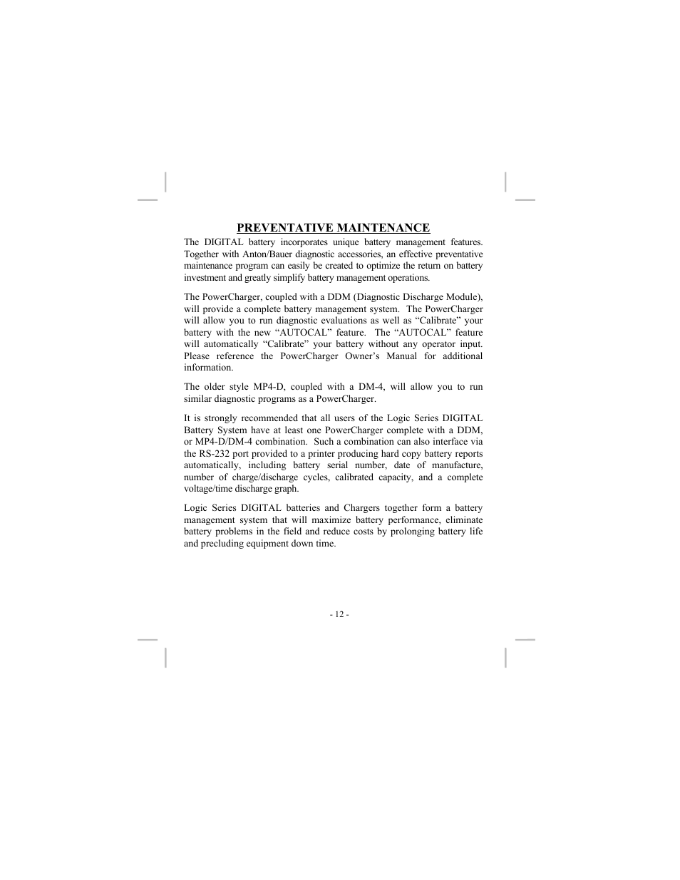 Anton/Bauer LOGIC Series User Manual | Page 16 / 23