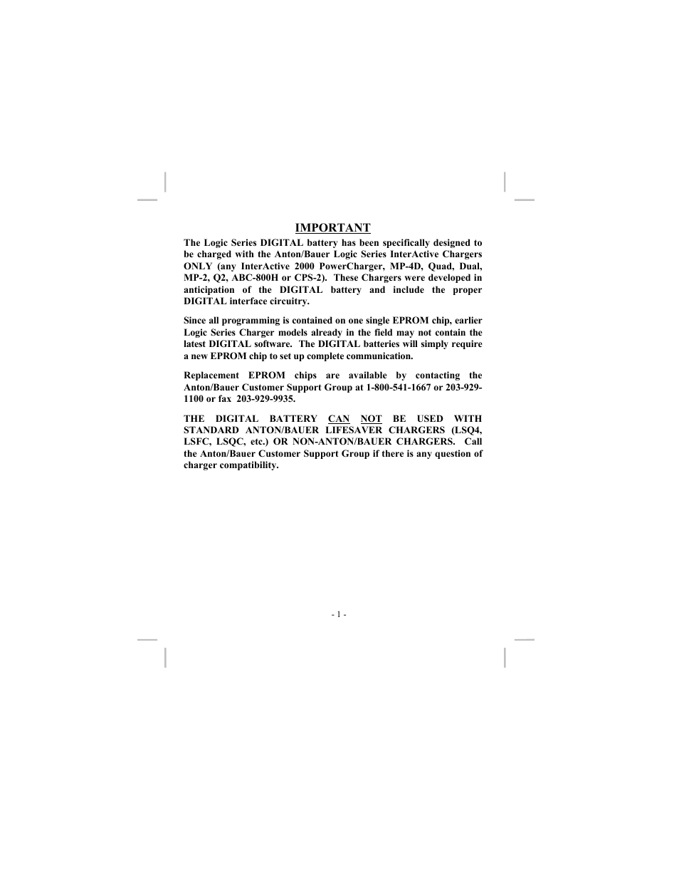 Anton/Bauer LOGIC Series User Manual | Page 5 / 23