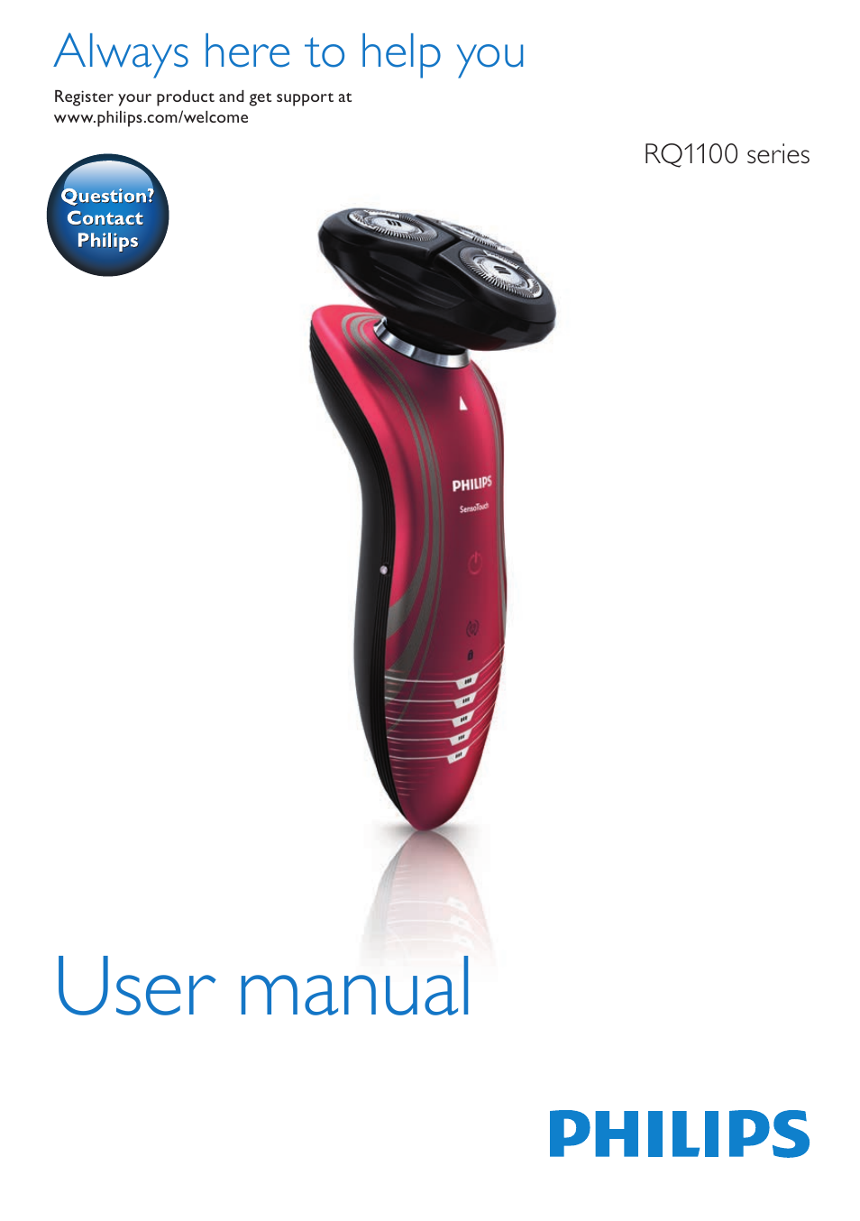 Philips SHAVER Series 7000 SensoTouch afeitadora eléctrica en húmedo y seco User Manual | 304 pages