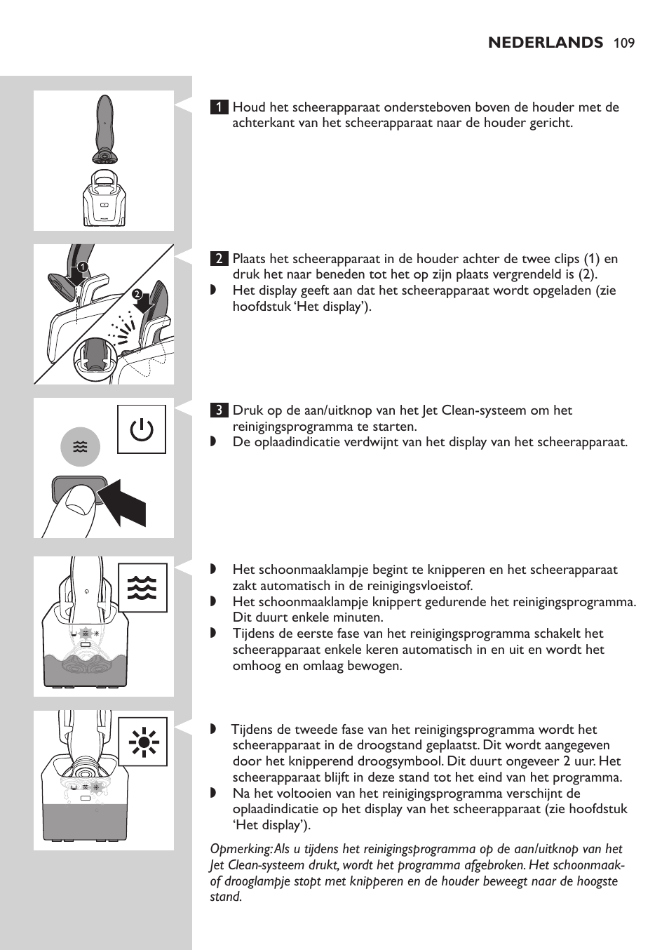 Philips SHAVER Series 7000 SensoTouch afeitadora eléctrica en húmedo y seco User Manual | Page 109 / 304