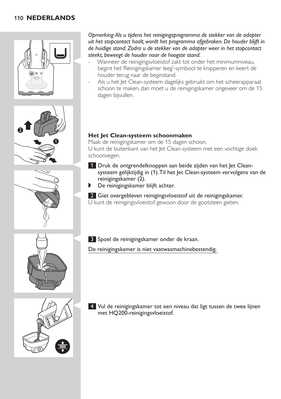 Philips SHAVER Series 7000 SensoTouch afeitadora eléctrica en húmedo y seco User Manual | Page 110 / 304