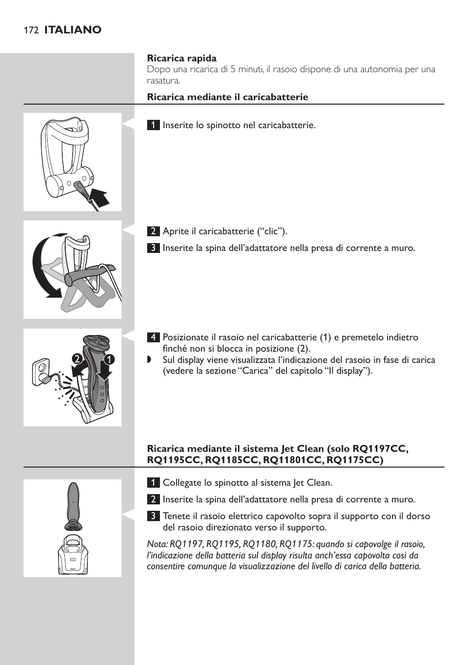 Philips SHAVER Series 7000 SensoTouch afeitadora eléctrica en húmedo y seco User Manual | Page 172 / 304