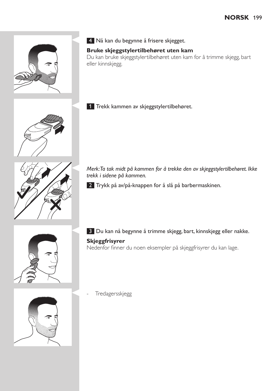 Philips SHAVER Series 7000 SensoTouch afeitadora eléctrica en húmedo y seco User Manual | Page 199 / 304