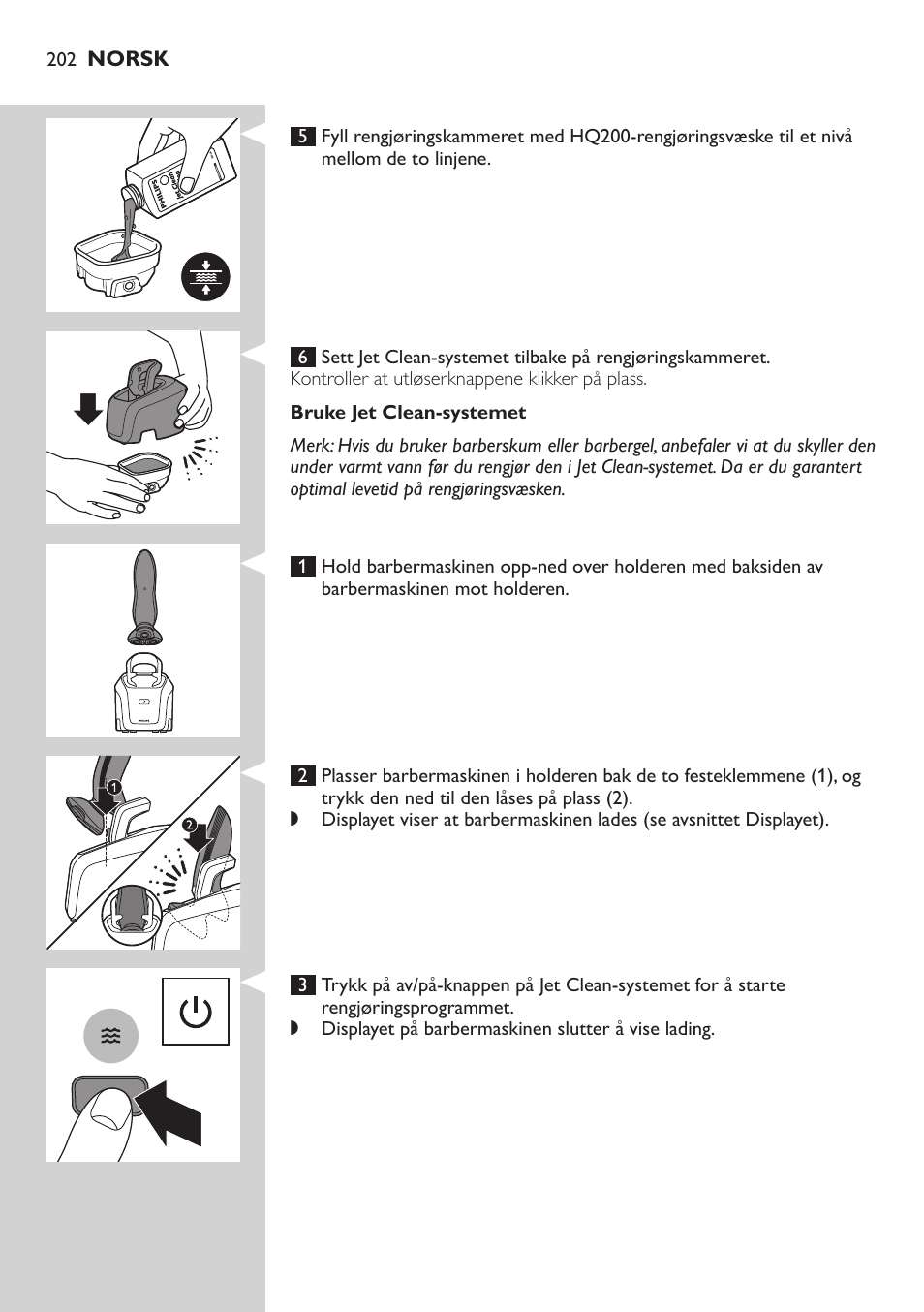 Philips SHAVER Series 7000 SensoTouch afeitadora eléctrica en húmedo y seco User Manual | Page 202 / 304