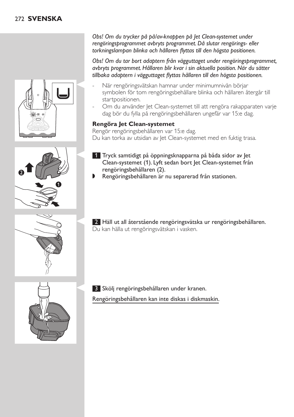 Philips SHAVER Series 7000 SensoTouch afeitadora eléctrica en húmedo y seco User Manual | Page 272 / 304