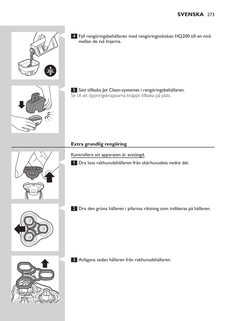 Philips SHAVER Series 7000 SensoTouch afeitadora eléctrica en húmedo y seco User Manual | Page 273 / 304