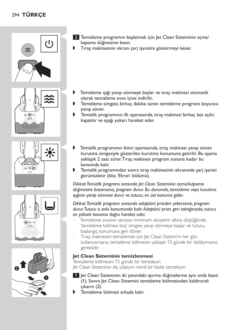 Philips SHAVER Series 7000 SensoTouch afeitadora eléctrica en húmedo y seco User Manual | Page 294 / 304