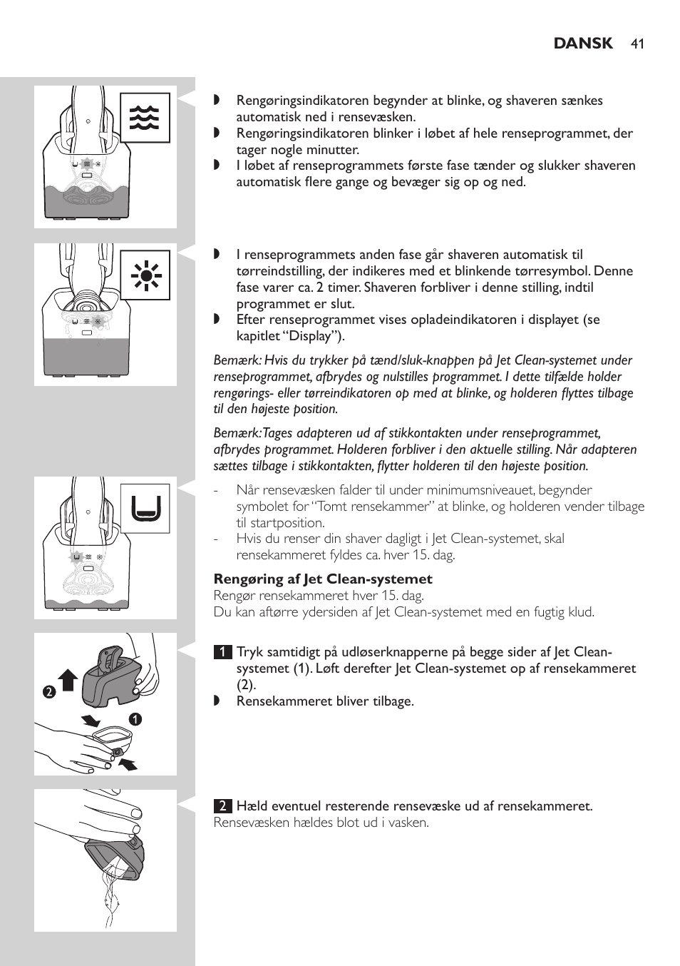 Philips SHAVER Series 7000 SensoTouch afeitadora eléctrica en húmedo y seco User Manual | Page 41 / 304