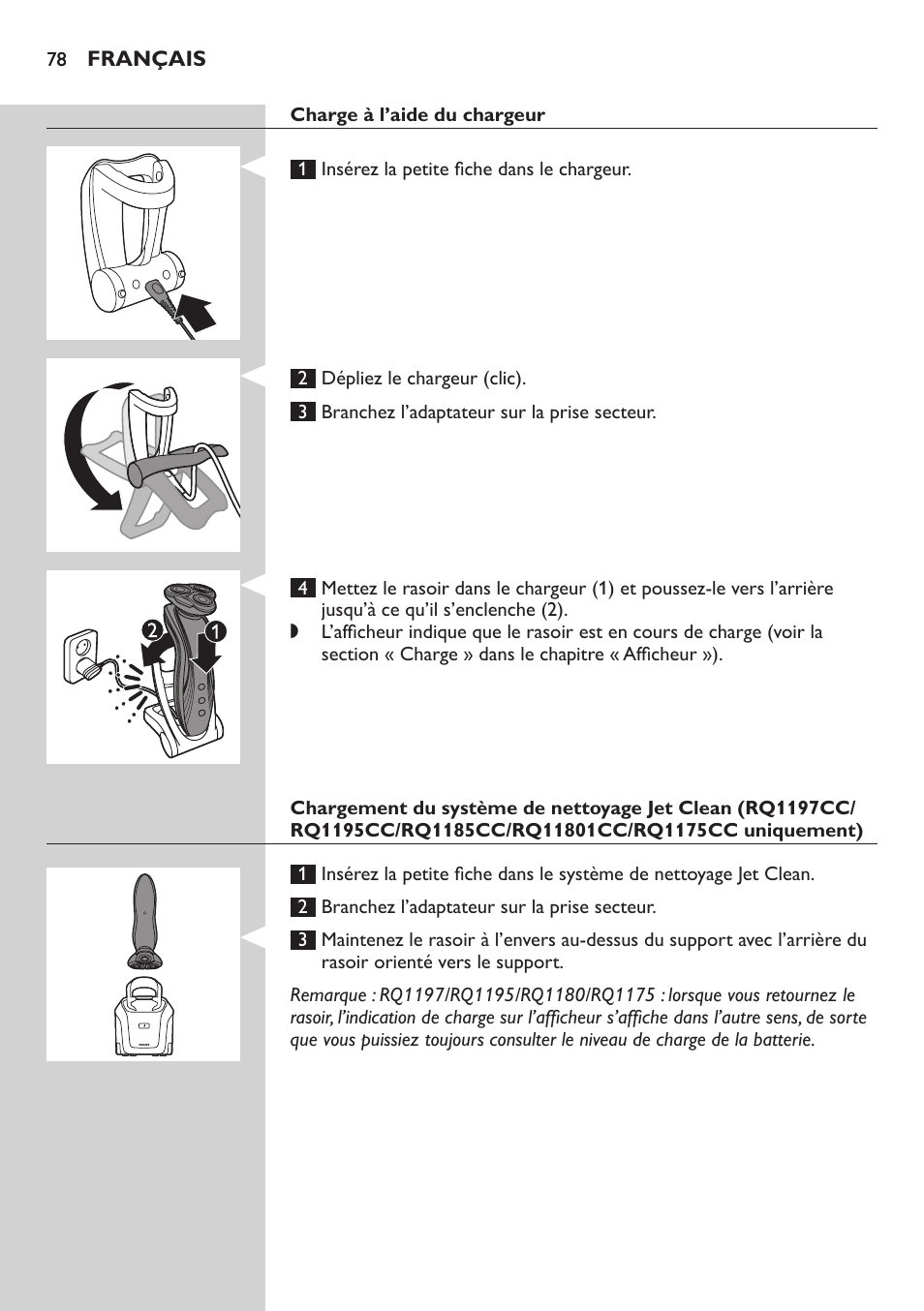 Philips SHAVER Series 7000 SensoTouch afeitadora eléctrica en húmedo y seco User Manual | Page 78 / 304