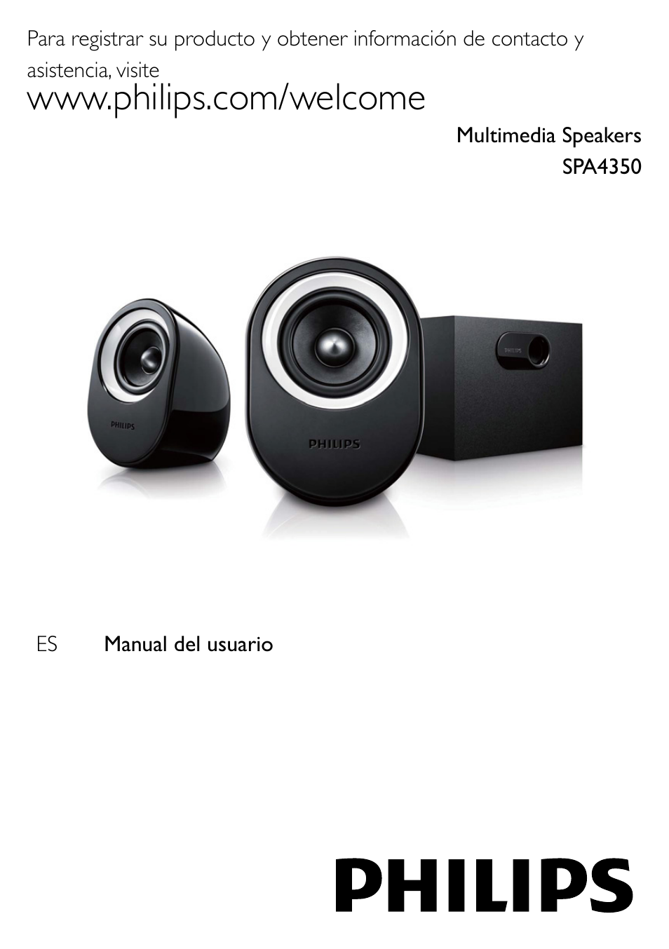 Philips Altavoces multimedia 2.1 User Manual | 5 pages