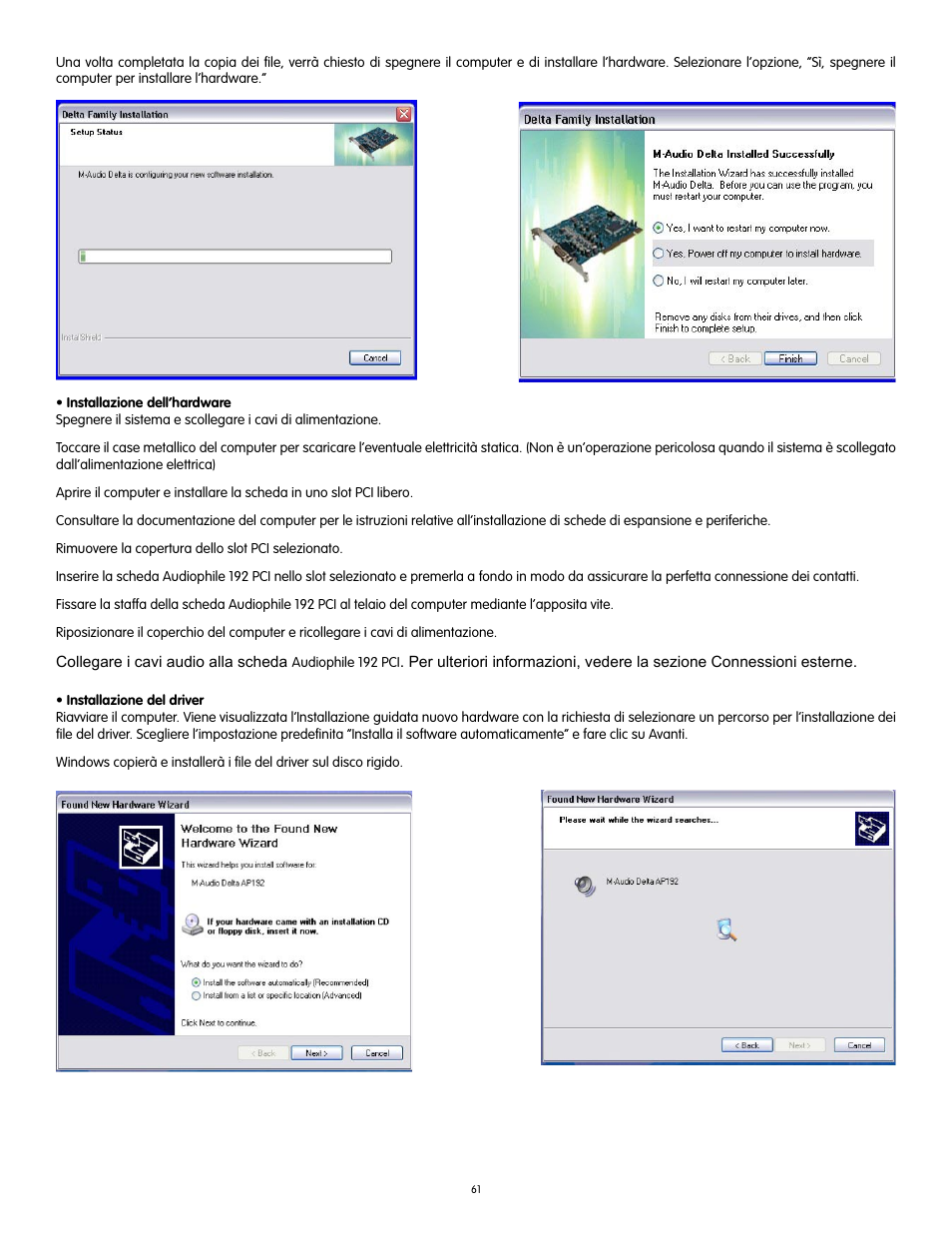 Audiophile Systems 192 User Manual | Page 62 / 88
