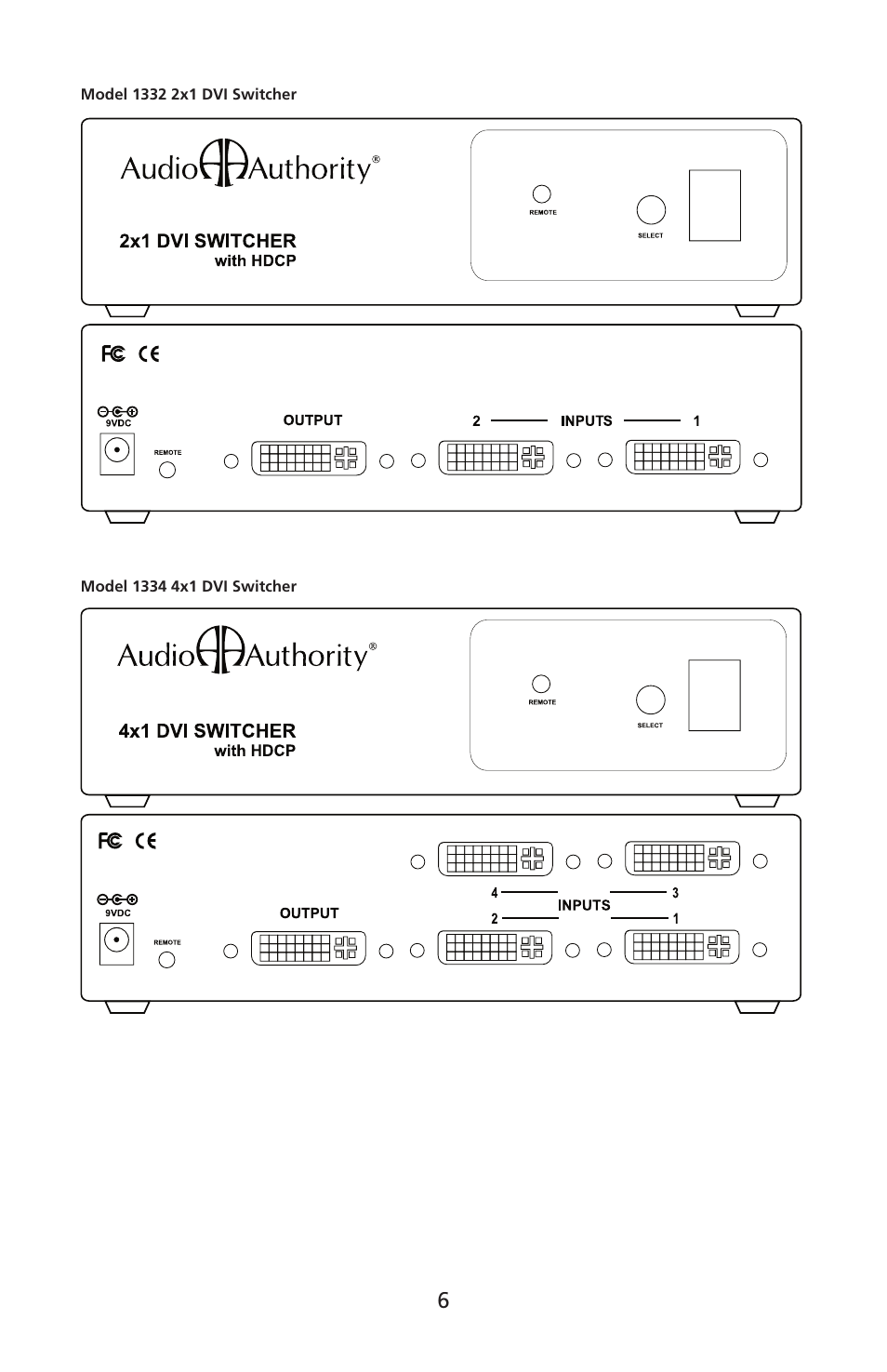 Audio Authority 1332 User Manual | Page 6 / 12