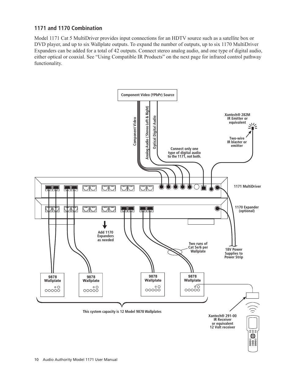 Audio Authority 1171 User Manual | Page 10 / 12