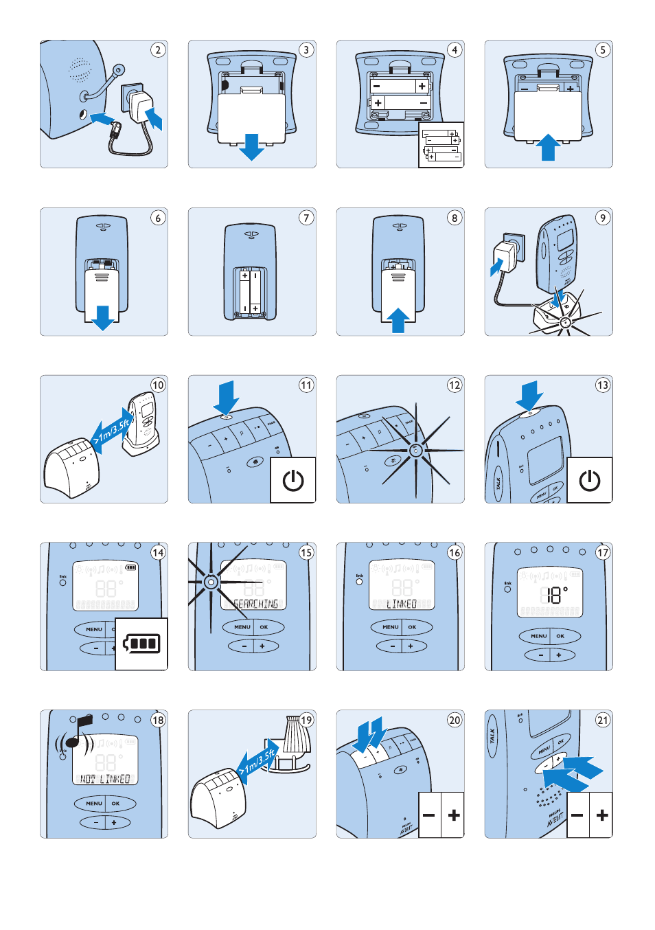 Philips AVENT Vigilabebés DECT User Manual | Page 201 / 204