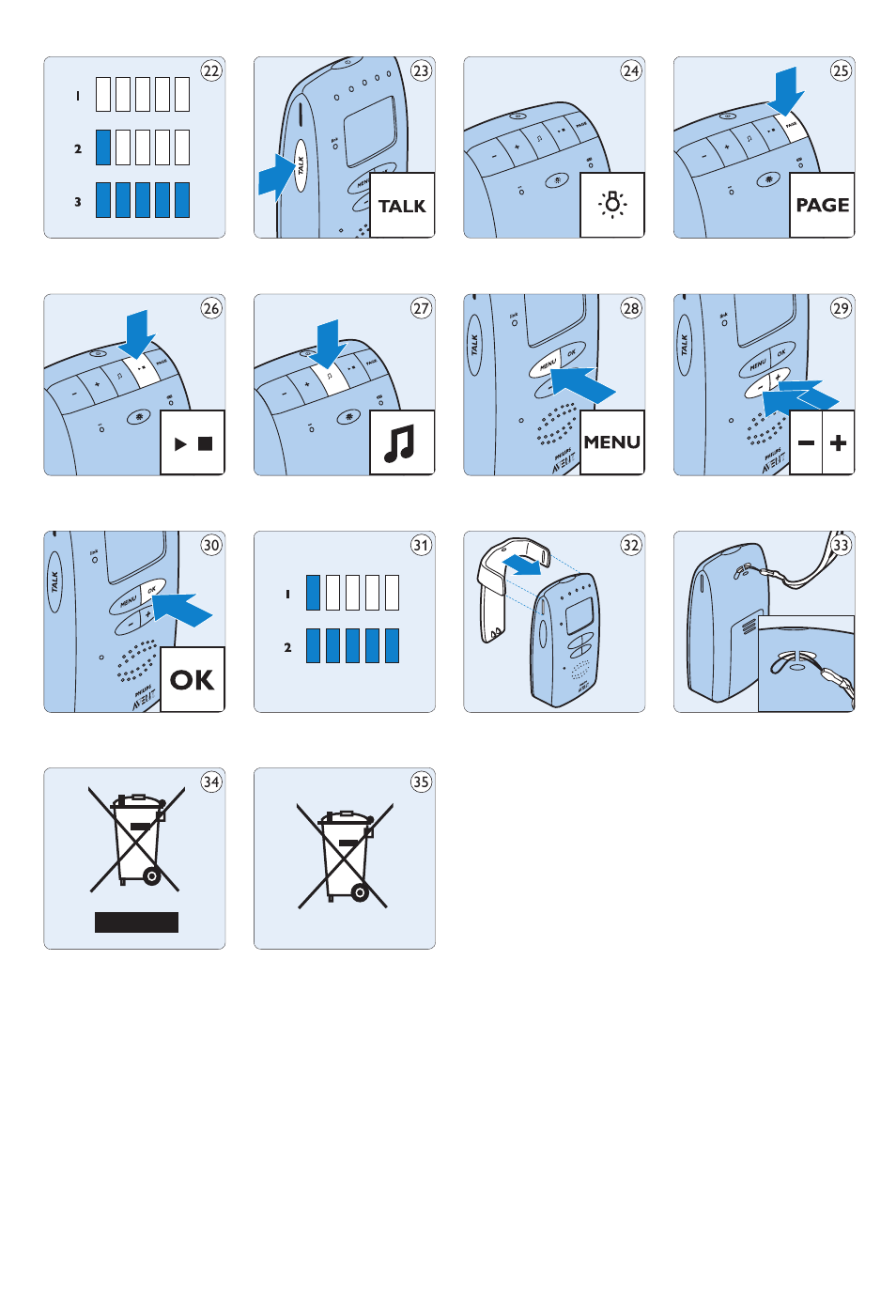 Philips AVENT Vigilabebés DECT User Manual | Page 202 / 204