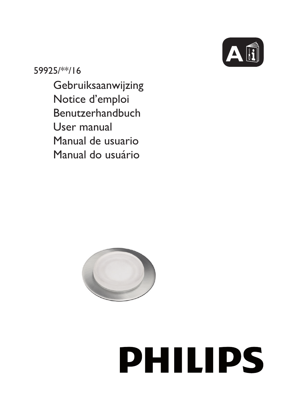 Philips myBathroom Foco empotrable User Manual | 8 pages