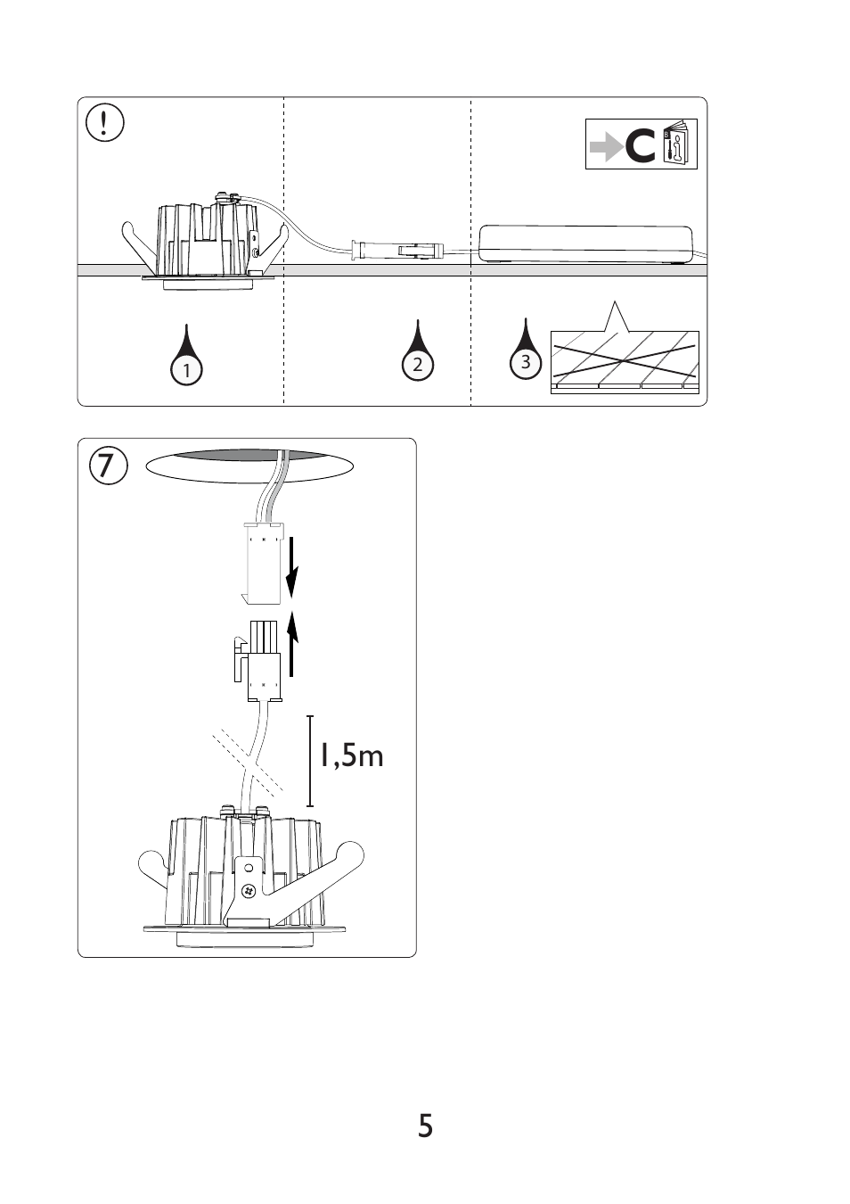 Philips myBathroom Foco empotrable User Manual | Page 5 / 8
