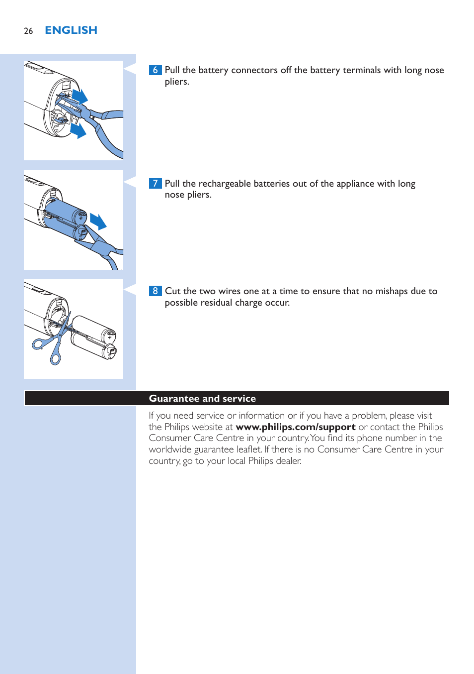 Philips Lumea Precision Plus Sistema de eliminación de vello IPL User Manual | Page 26 / 90